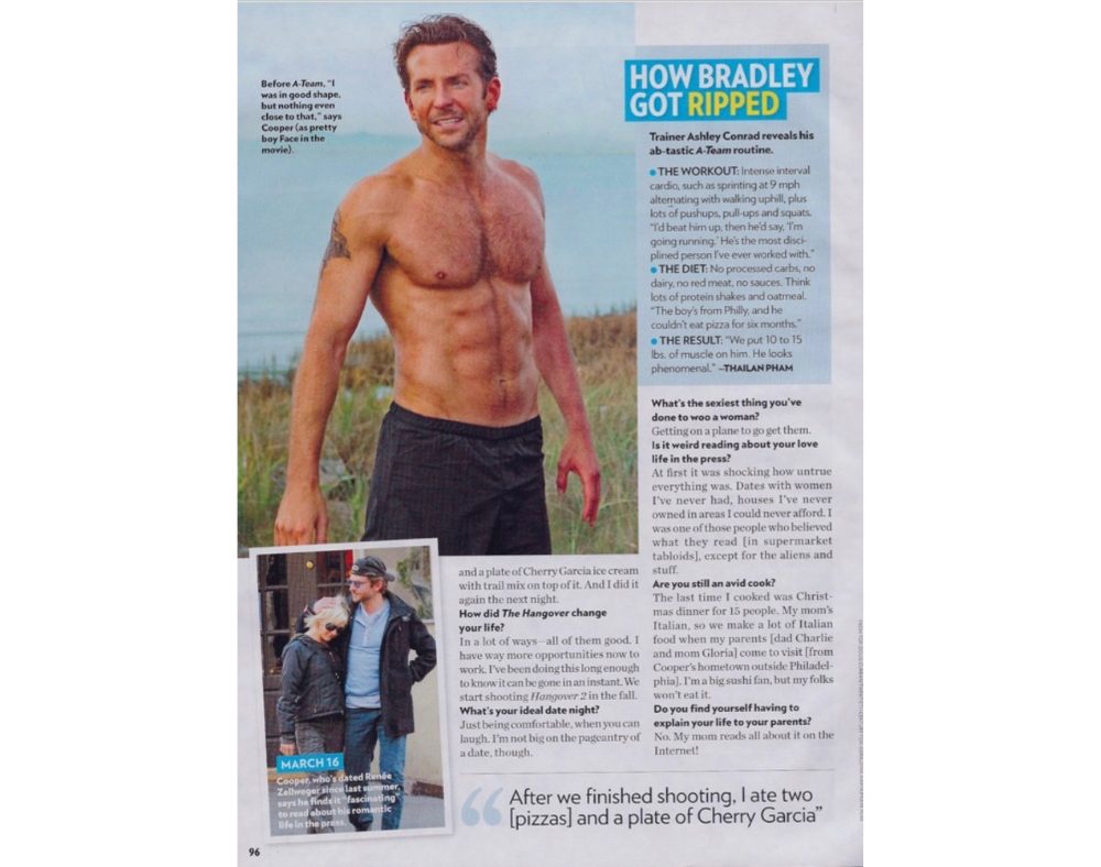 Ashley Conrad featured with Bradley Cooper