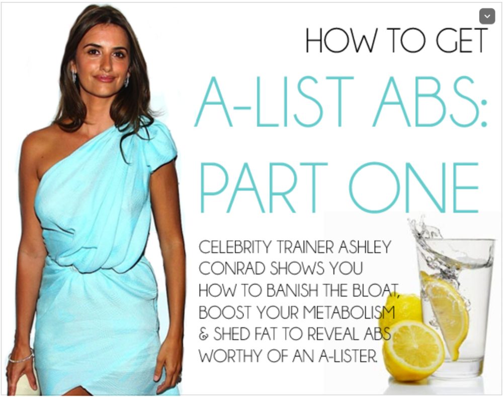 Ashley Conrad featured with Penélope Cruz