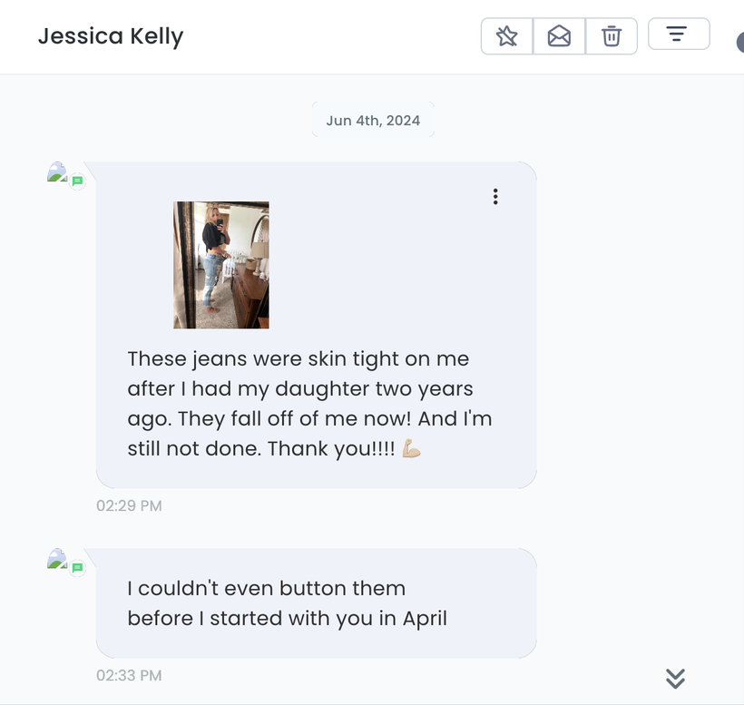 Client testimonial