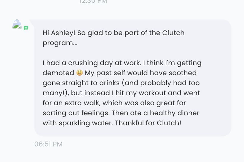 Client testimonial
