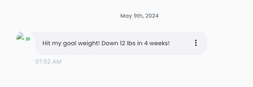 Client testimonial