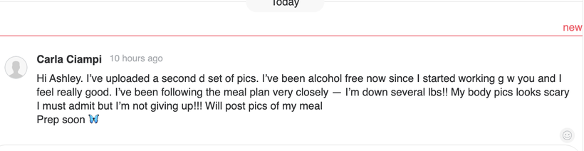 Client testimonial