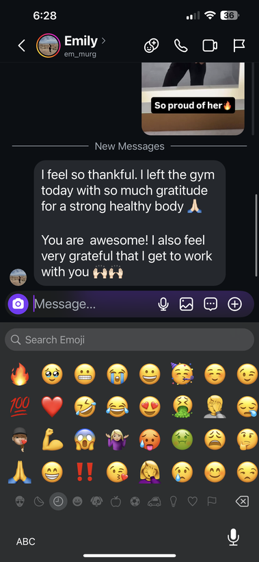 Client testimonial