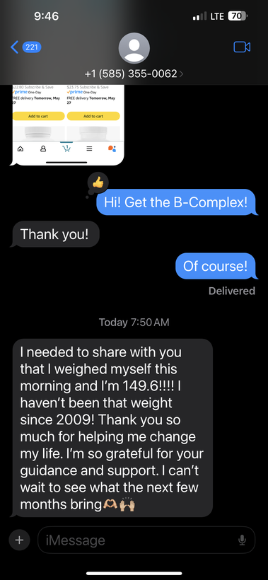 Client testimonial