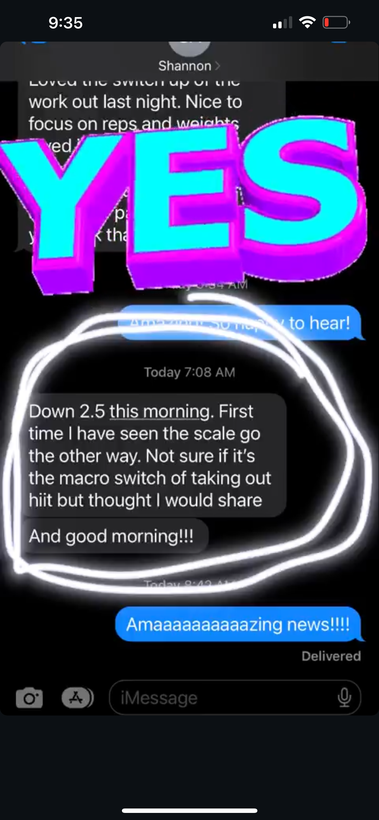 Client testimonial
