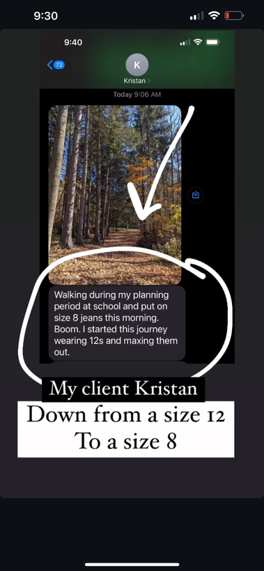 Client testimonial