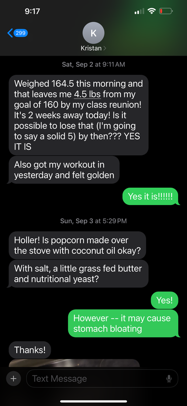 Client testimonial