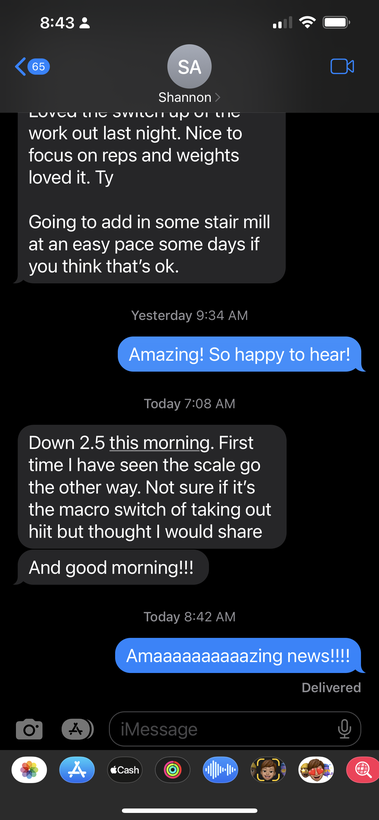 Client testimonial